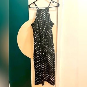 Polka dot halter dress